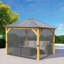 Moustiquaire pour pavillon de jardin Aoodor-109048731-109048729
