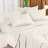 Queen Sheet Set – 4 Piece Bed Sheets For Queen Size Bed, Soft And Breathable Microfiber, Includes 1 Fitted Sheet, 1 Flat Sheet And 2 Pillowcases (Ivory)-128824958