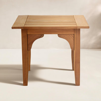Summerton 22'' Teak Outdoor Side Table