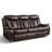 Saneela 84.6'' Wide Breathable Leather Pillow Top Arm Power Reclining Sofa with Diamond Stitching-725609837