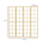 HOMCOM Indoor Room Partition, 4 Panel Folding Room Divider, 160 x 170cm