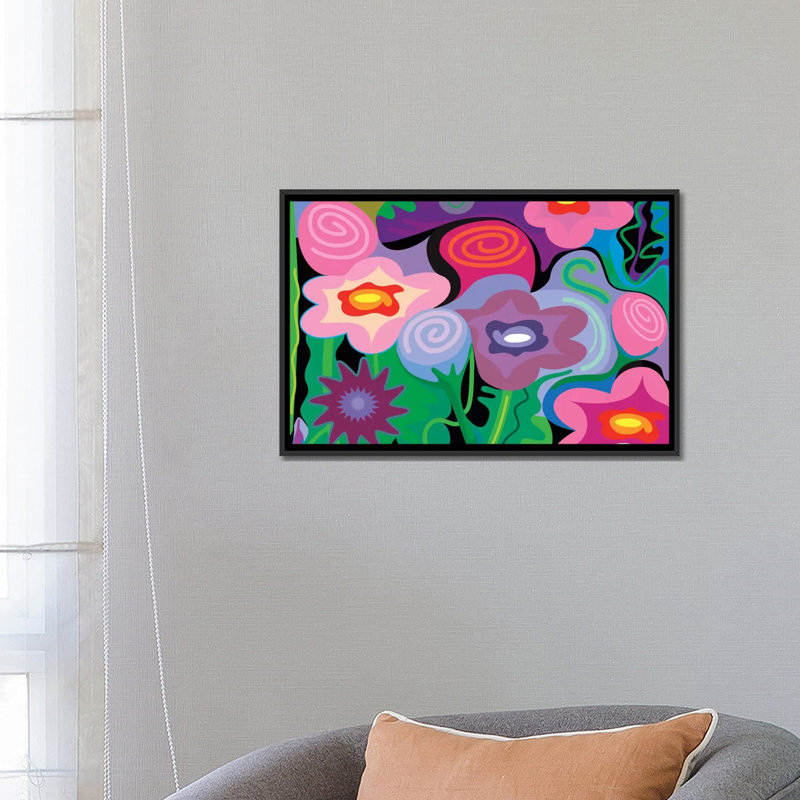 «Mexico City Song», impression sur toile tendue, H 18 po x l 26 po x P 1,5 po, Toile avec cadre noir, Pas de tapis