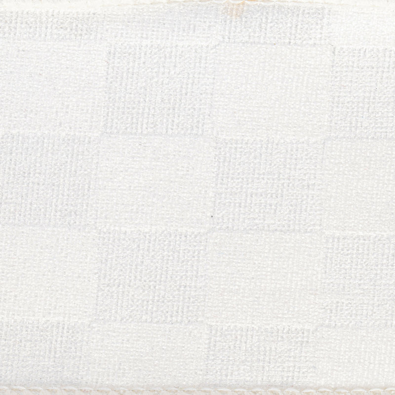 Ruban en velours à carreaux Vickerman 10yd., H 0,2 po x l 360 po x P 2,5 po, Blanc