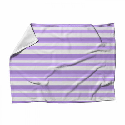 Stripes Fleece Throw Blanket - Pattern Throws for Sofas or Beds