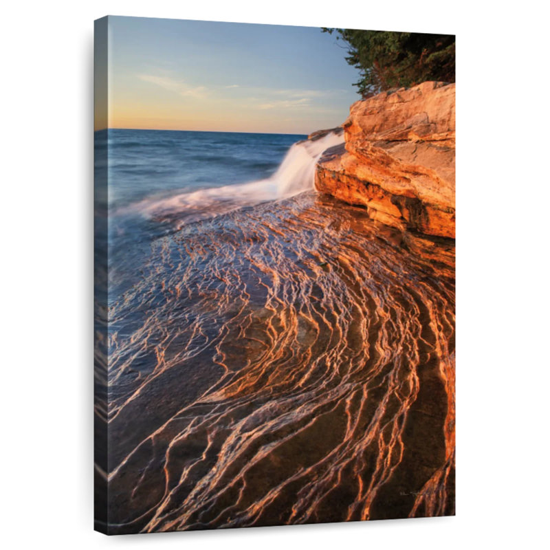 Gillard, photo de Rocks Michigan, H 24 po x l 16 po