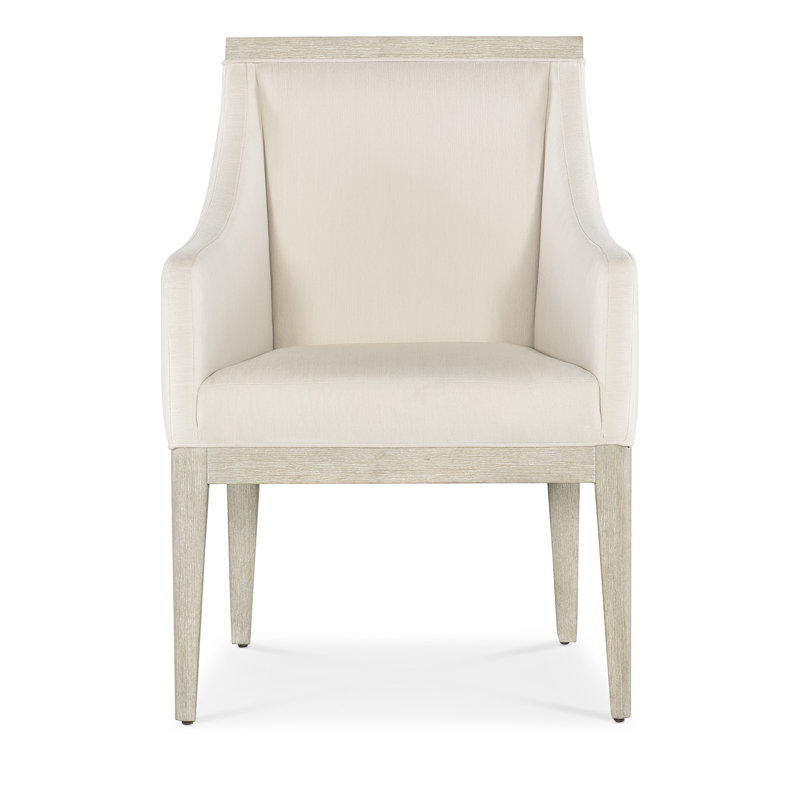 Modern Mood 19'' H Polyester/Polyester Blend Upholstered Arm Chairs, Light Wood/Diamond, Light Wood/Diamond