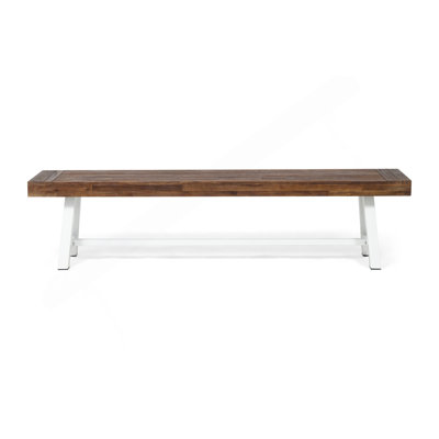 Chaise longue de patio en teck