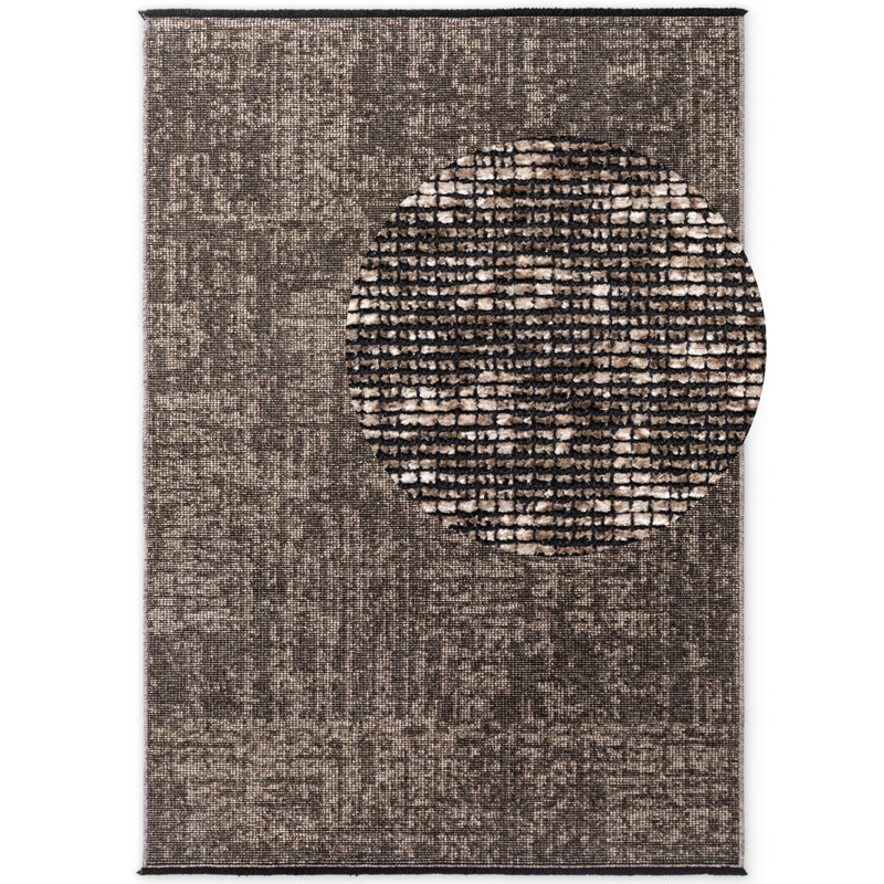 Geometric Cotton Area Rug, Rectangle 120 x 170 cm
