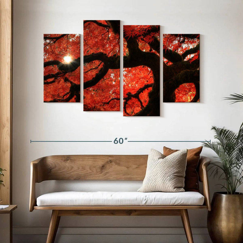 Harnek Red Maple Tree, 32" H x 52" W