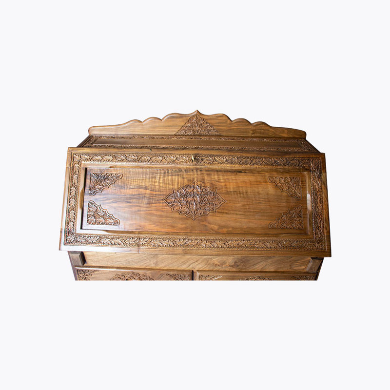 Kessinger Solid Wood Secretary Desk