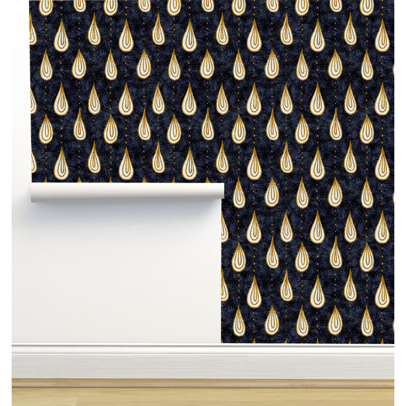 Neng Wallpaper, Navy/Gold