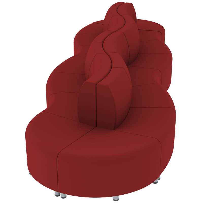 Ensemble de 16 chaises Pro Series Connect, Cramoisi