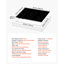 Plaque de cuisson à induction 36 pouces, 5 brûleurs, cuisinière électrique intégrée 220V 9200W, brûleur à induction pour la cuisine, avec 9 niveaux de puissance, écran tactile à DEL, surface en vitrocéramique, verrou pour enfant