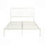 Lit moderne, lit plateforme en métal, tête de lit à angle, meubles de chambre à coucher 1pc-114230893-114230894