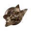 Petit vase surdimensionné avec dessus en métal-116145241
