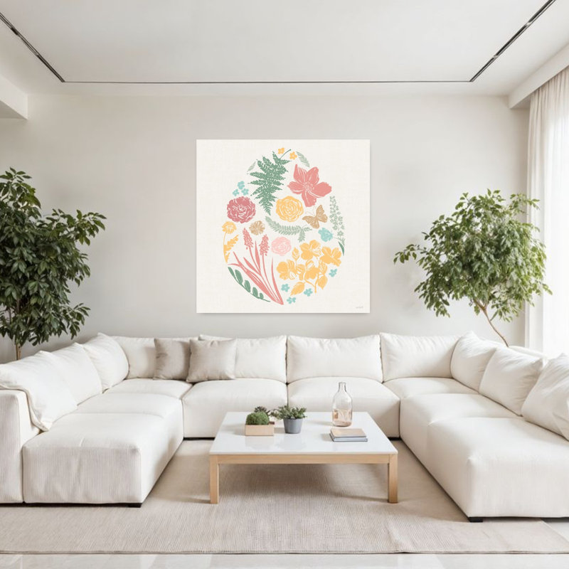 «Spring Delight X Abstract Butterfly», H 48 po x l 48 po