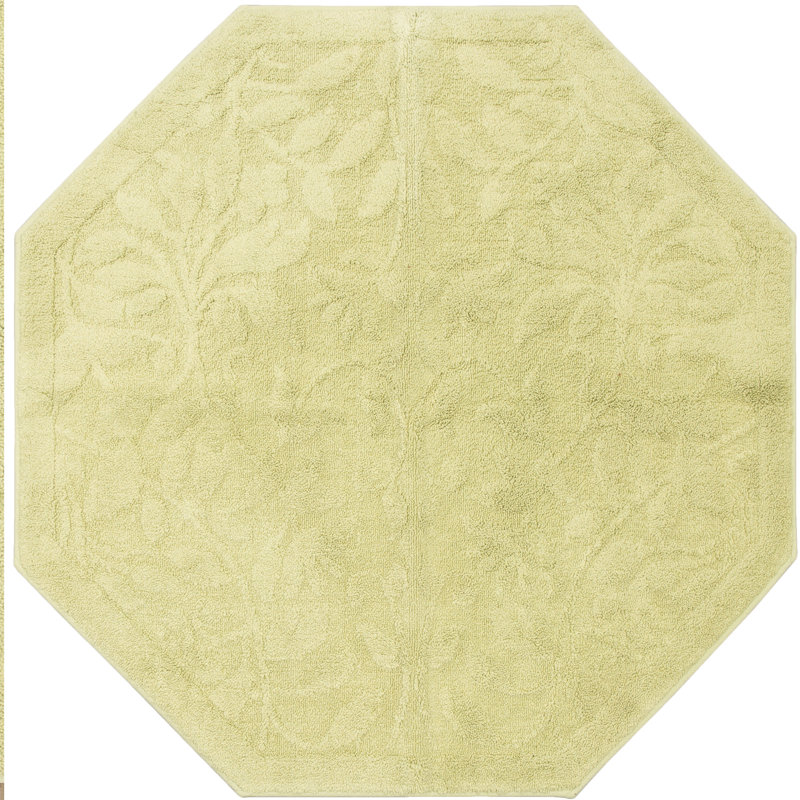 Tapis pour salle de bain Berger, Octogone H 48 po x l 48 po x P 0,47 po, Sauge