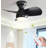 Bedroom Ceiling Fan With 3 Color Dimmable 3 Abs Blades Remote Control Dc Motor With 18W Led Light-463260799