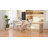 Mid-Century Swivel 26" Counter Stools, Faux Leather Upholstered Barstools with Cutout Back and Solid Wood Legs-1025754121