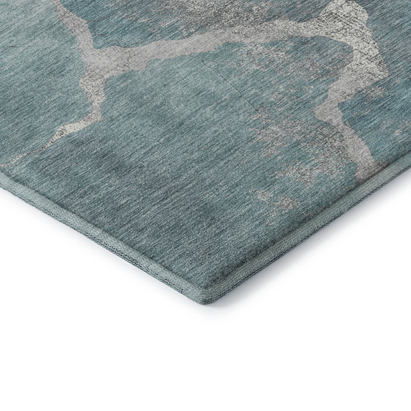 Premium Machine Washable Farolt AMF1889 Abstract Rug/AMF1889TE, Runner 2'3" x 7'6"