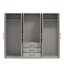 Cleverton 6 Door 3 Drawer Wardrobe with Mirror-121039468