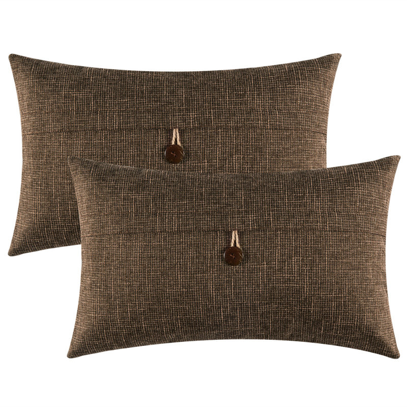 Coussin , Brun foncé