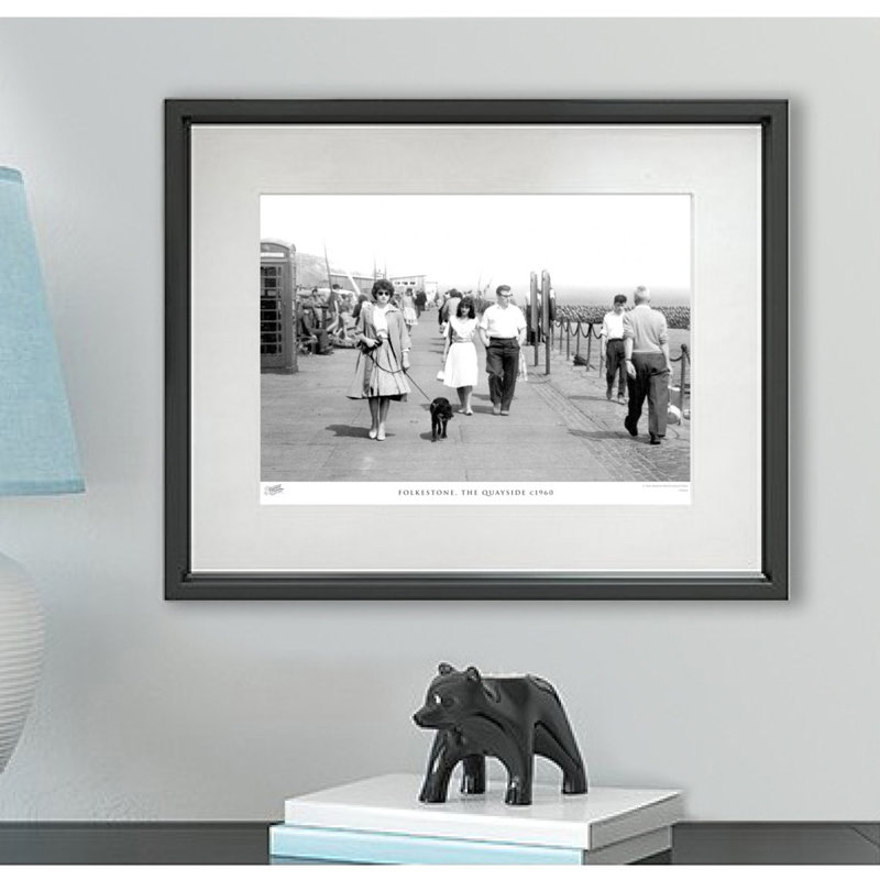 Folkestone, The Quayside C1960 - Single Picture Frame Print, 28cm H x 36cm W x 2.3cm D