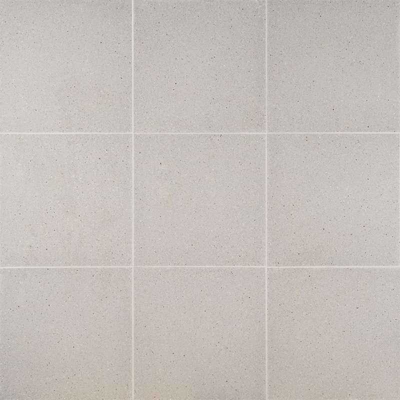 True Terrazzo 16x16 Polished Terrazzo Tile, Argento Beige