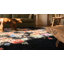 Tapis art déco antique chinois à motif floral coloré excitant