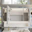 LED bathroom medicine cabinet, single-colour warm light