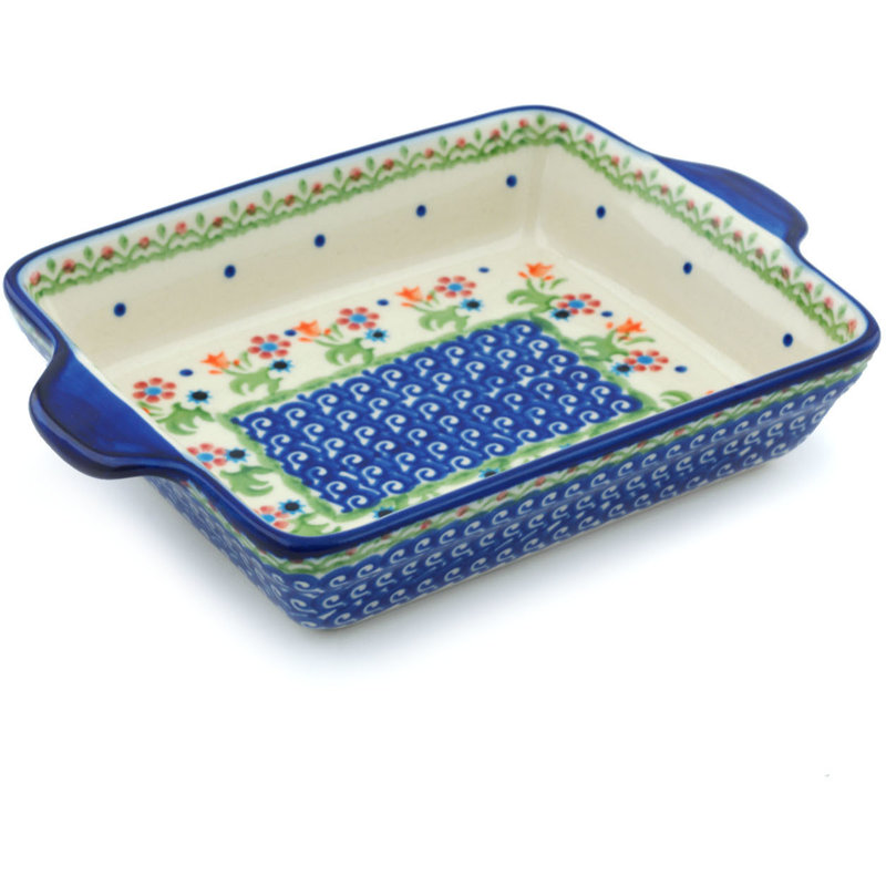 The Holiday Aisle® Rowberrow Rectangle Stoneware Baker Bakeware