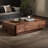 Black walnut rectangular drawer end table