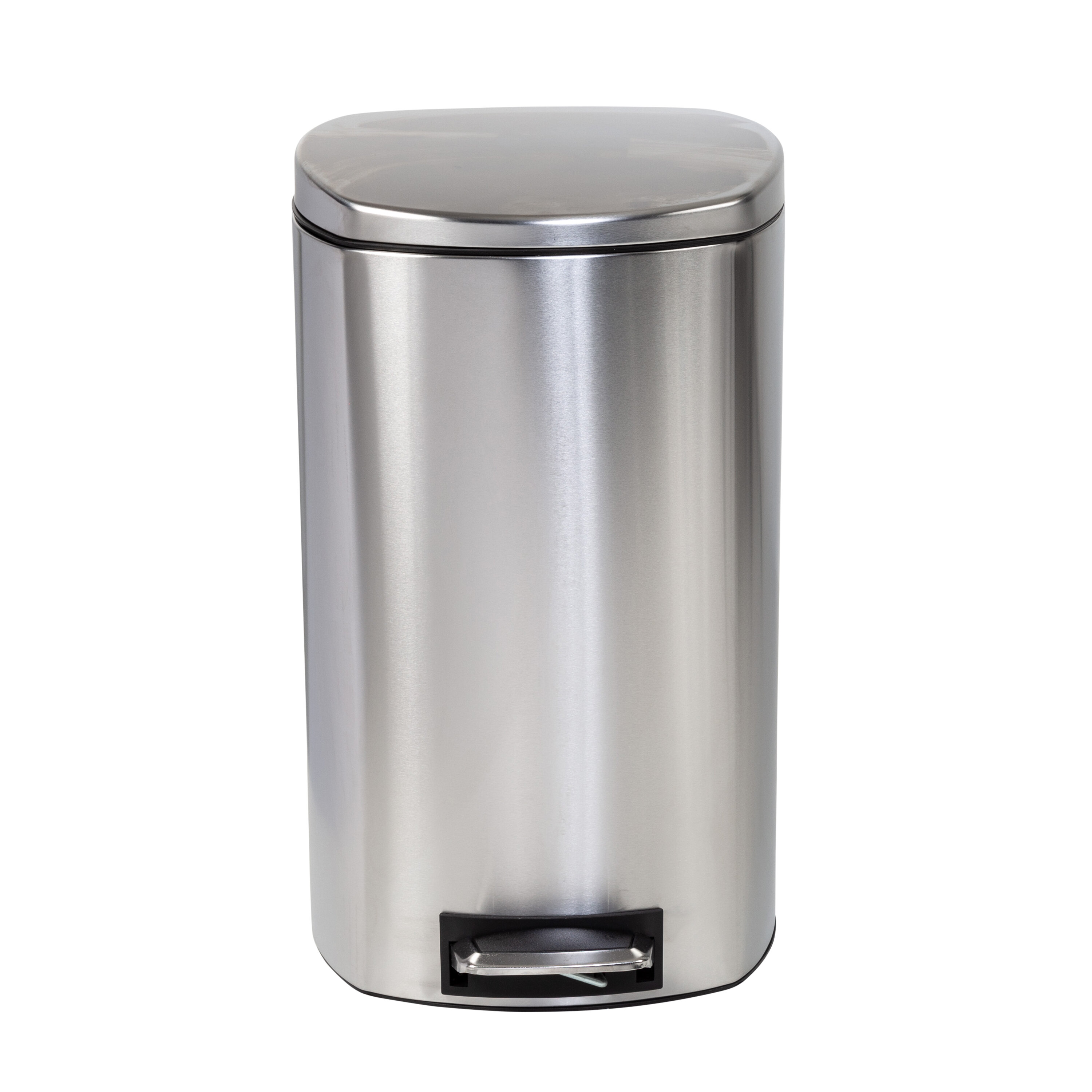 Hanover 13.2-Gallons Stainless Steel Touchless Kitchen Trash Can with Lid  Indoor in the Trash Cans department at