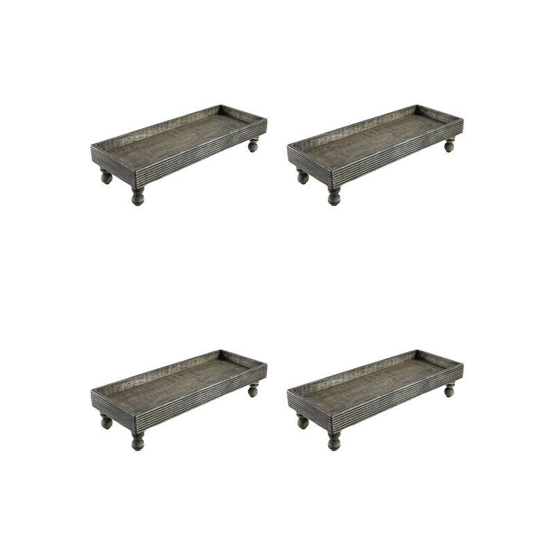 Plateau en bois foncé Rosalind Wheeler