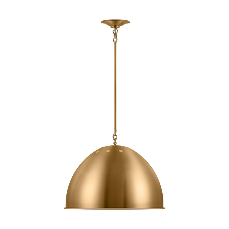 Robbie 1 - Light Pendant, 16.38" H x 20.38" W x 20.38" D, Burnished Brass