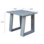 Table de bout d'extérieur carrée, table d'appoint
