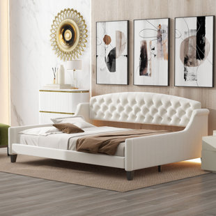 Modern Luxury Tufted Button Daybed