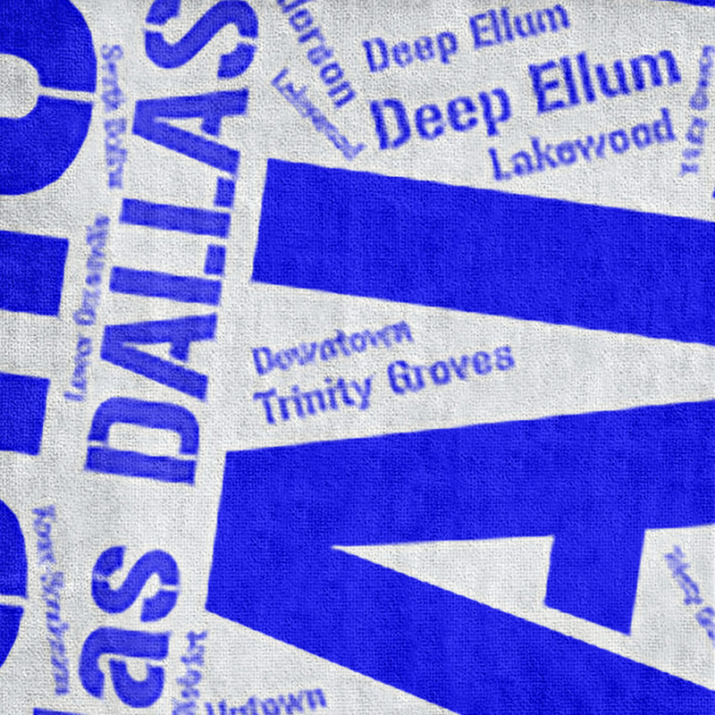 Bath Towel, Blue, Microfiber, Dallas