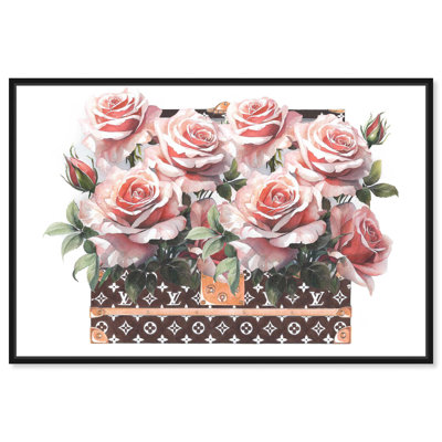 Doll Memories - Stylish Roses, art sur toile par Art Remedy