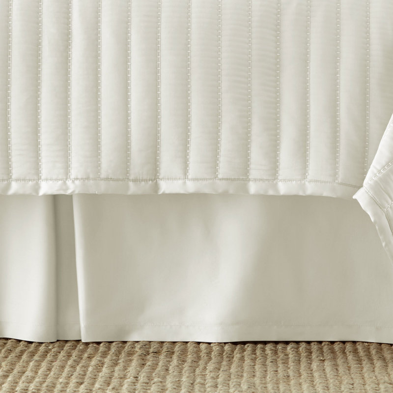 Urban Rayon From Bamboo Tailored Bed Skirt 3/22X86, Ivory