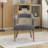 25.8"W Modern Accent Chair,Upholstered Reading Chair With Wood Legs-125879474
