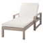 Ensemble de 2 chaises longues d'extérieur à 5 positions avec coussin-322501696