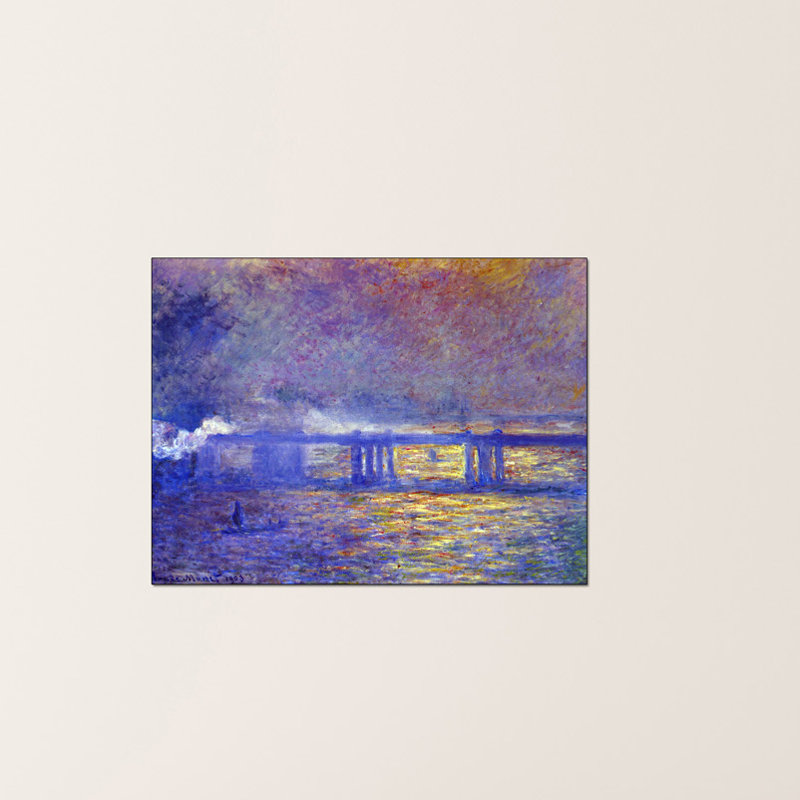 Claude Monet - Wrapped Canvas Painting, 60cm H x 80cm W x 1.8cm D