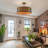Ouellet 4 - Light Dimmable Kitchen Island Drum Chandelier-765501627