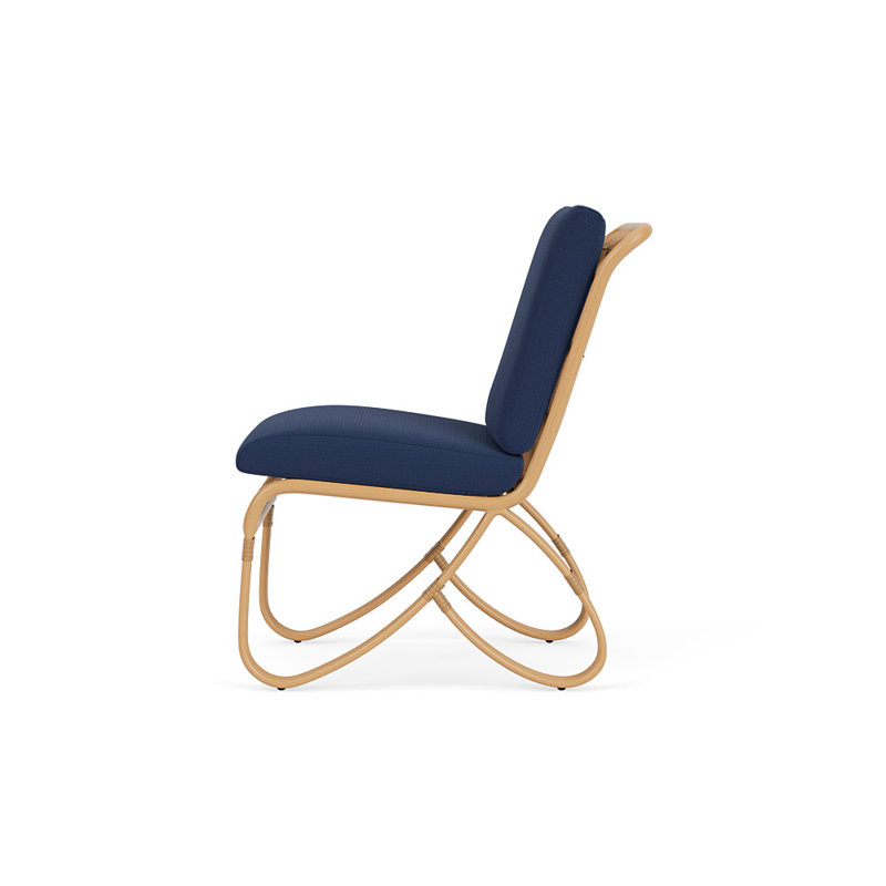 Riviera Outdoor Dining Side Chair, Beach Navy