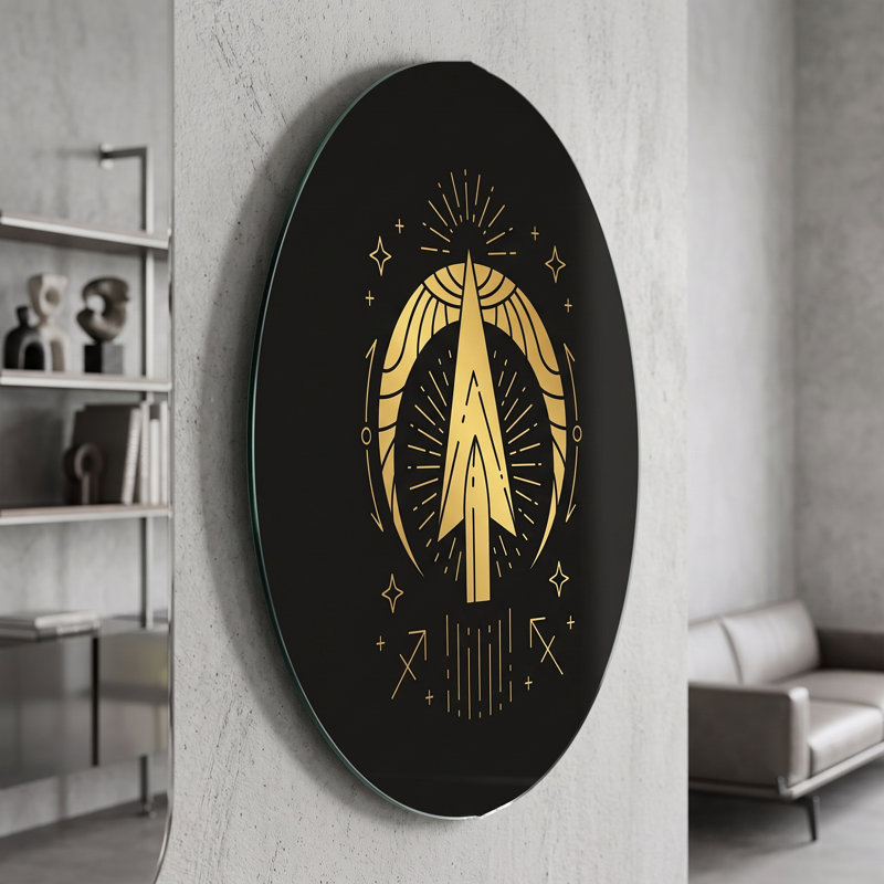 Peinture décorative en verre trempé Sagittaire