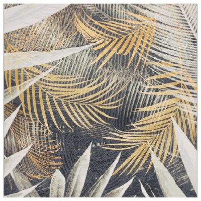 Tapis d'intérieur / extérieur à motif floral Barbados 500 Performance