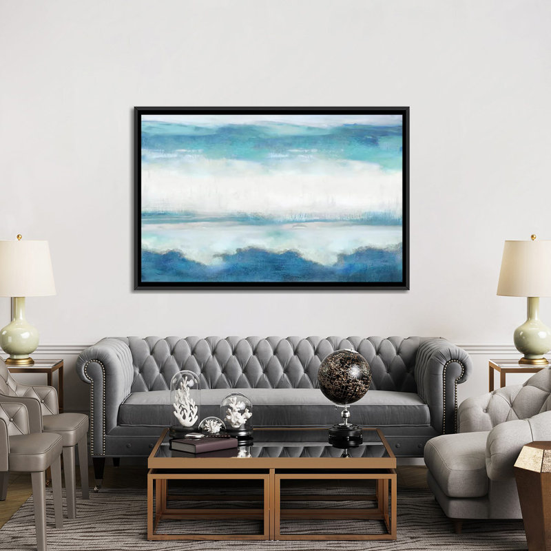 «Lofty», reproduction d'impression sur toile, H 18 po x l 26 po x P 1,5 po, Toile avec cadre noir, Pas de tapis
