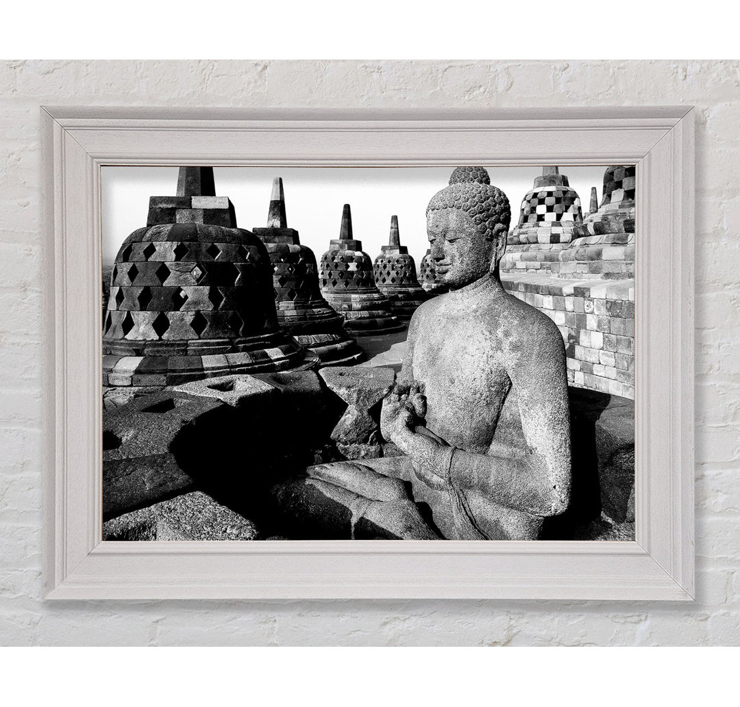 Peaceful Buddha Home Gerahmter Druck