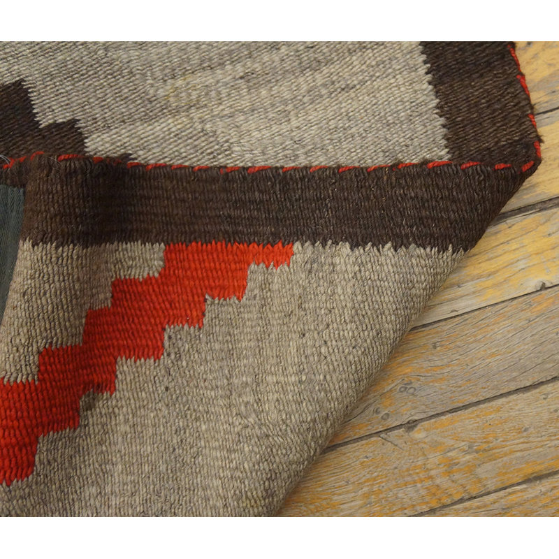 Antique Small Scatter Size Native American Tribal Flatwoven Navajo Rug